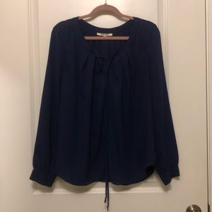 Navy Blouse